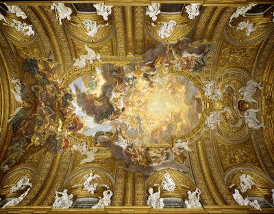 El triunfo del nombre sagrado de Jesús, Iglesia del Gesù, Roma de Il Baciccio